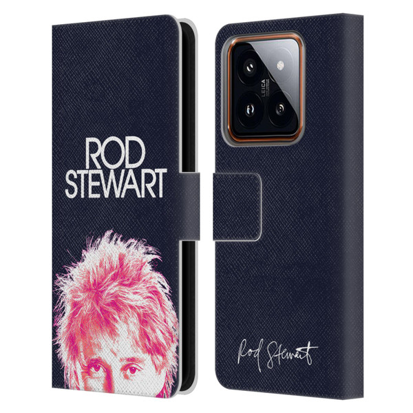 Rod Stewart Art Neon Leather Book Wallet Case Cover For Xiaomi 14