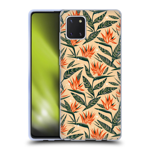 Cat Coquillette Tropical Wildlife Bird Of Paradise Soft Gel Case for Samsung Galaxy Note10 Lite