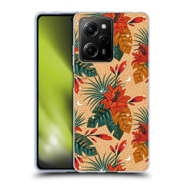Cat Coquillette Tropical Wildlife Lily Soft Gel Case for Xiaomi Redmi Note 12 Pro 5G