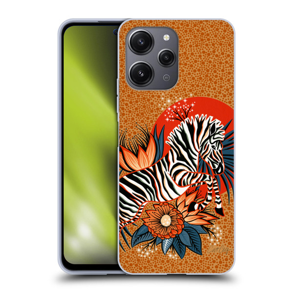 Cat Coquillette Tropical Wildlife Zebra Leap Soft Gel Case for Xiaomi Redmi 12