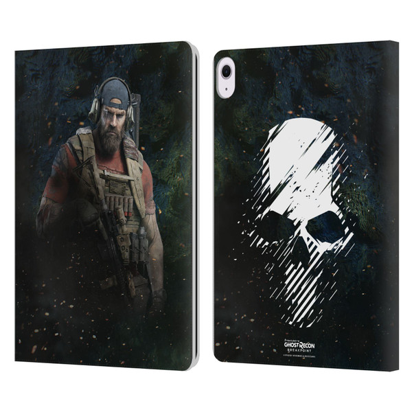 Tom Clancy's Ghost Recon Breakpoint Character Art Nomad Leather Book Wallet Case Cover For Apple iPad Air 13 2024