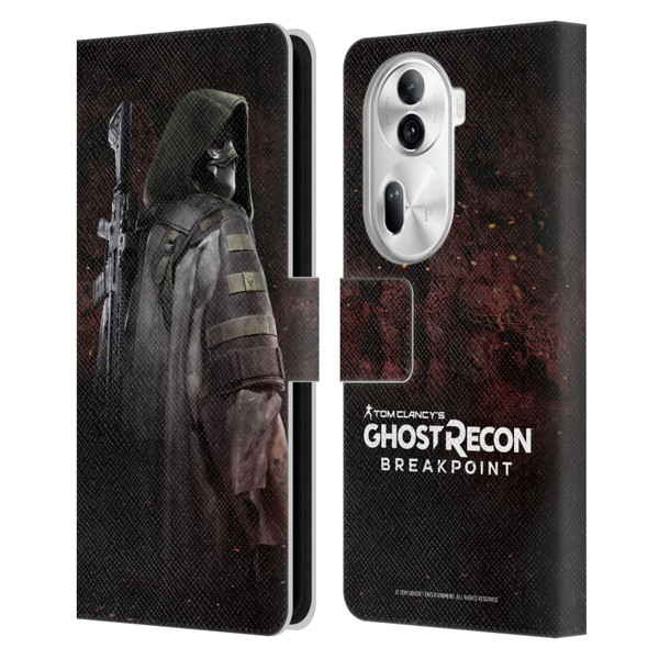 Tom Clancy's Ghost Recon Breakpoint Character Art Colonel Walker Leather Book Wallet Case Cover For OPPO Reno11