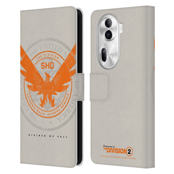 Tom Clancy's The Division 2 Key Art Phoenix US Seal Leather Book Wallet Case Cover For OPPO Reno11