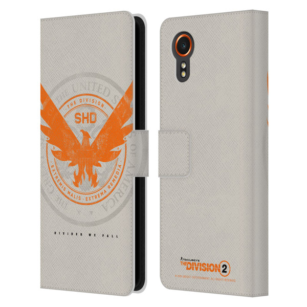 Tom Clancy's The Division 2 Key Art Phoenix US Seal Leather Book Wallet Case Cover For Samsung Galaxy Xcover7 5G
