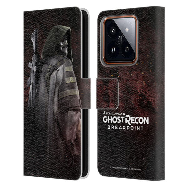 Tom Clancy's Ghost Recon Breakpoint Character Art Colonel Walker Leather Book Wallet Case Cover For Xiaomi 14