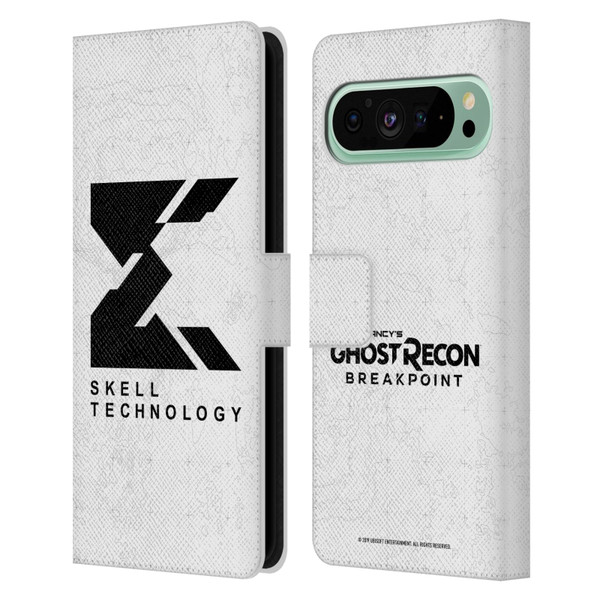 Tom Clancy's Ghost Recon Breakpoint Graphics Skell Technology Logo Leather Book Wallet Case Cover For Google Pixel 9 Pro XL