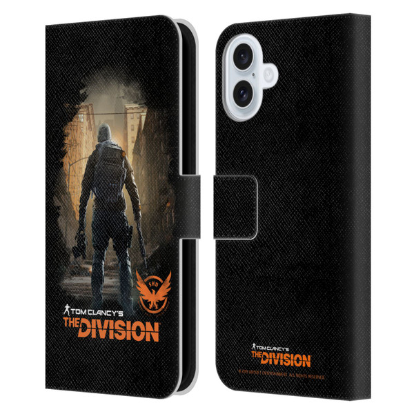 Tom Clancy's The Division Key Art Character 2 Leather Book Wallet Case Cover For Apple iPhone 16 Plus