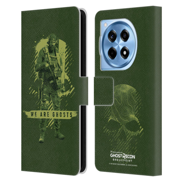 Tom Clancy's Ghost Recon Breakpoint Graphics We Are Ghosts Leather Book Wallet Case Cover For OnePlus 12R