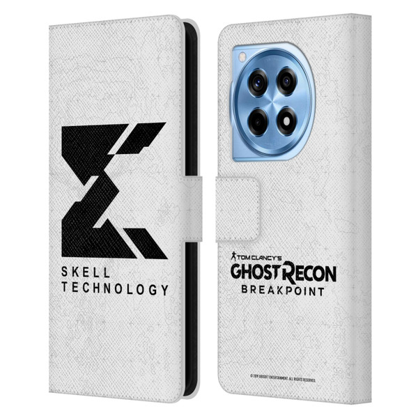 Tom Clancy's Ghost Recon Breakpoint Graphics Skell Technology Logo Leather Book Wallet Case Cover For OnePlus 12R