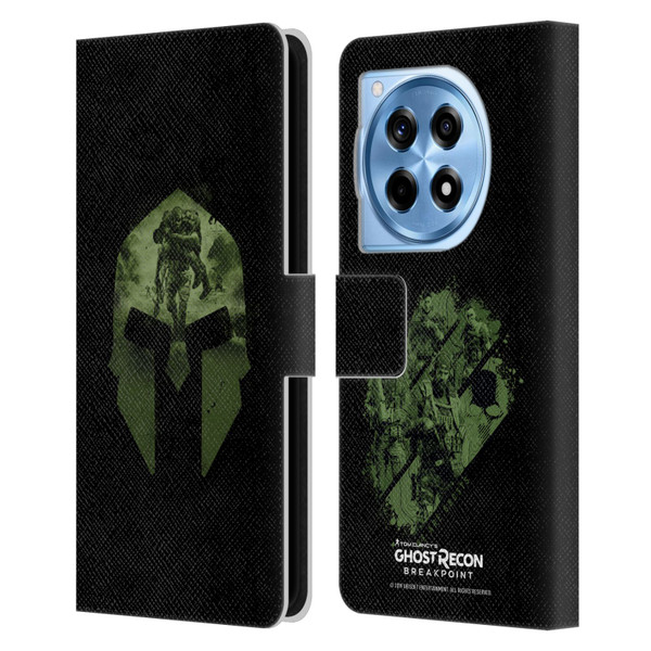 Tom Clancy's Ghost Recon Breakpoint Graphics Nomad Logo Leather Book Wallet Case Cover For OnePlus 12R