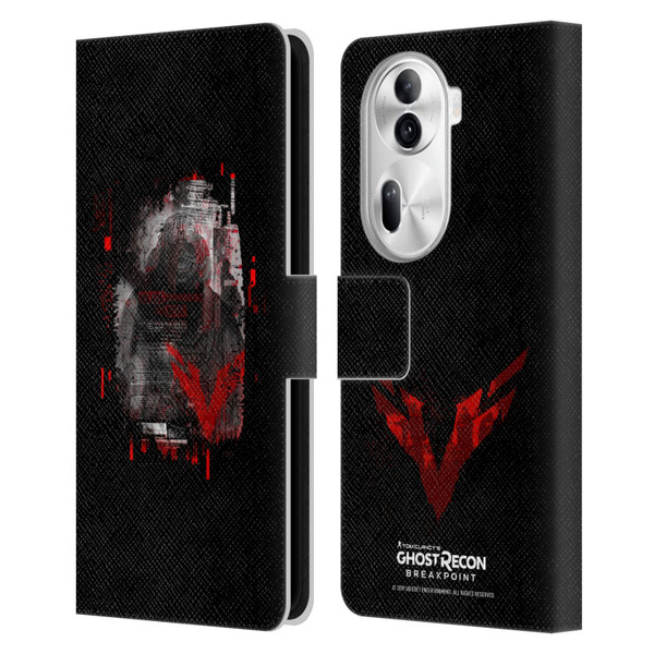 Tom Clancy's Ghost Recon Breakpoint Graphics Wolves Leather Book Wallet Case Cover For OPPO Reno11