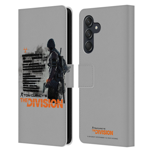 Tom Clancy's The Division Key Art Character Leather Book Wallet Case Cover For Samsung Galaxy M55 5G