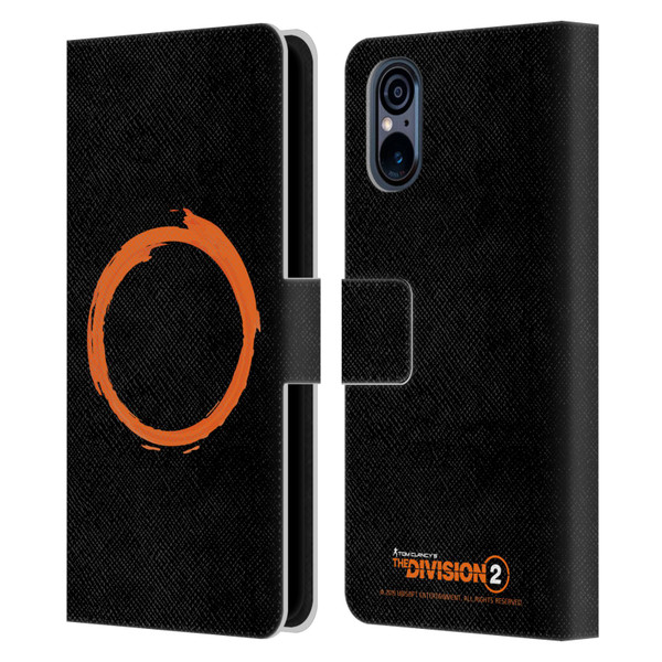 Tom Clancy's The Division 2 Logo Art Ring Leather Book Wallet Case Cover For Sony Xperia 5 V 5G
