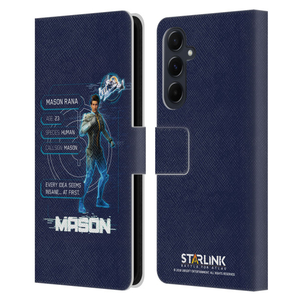 Starlink Battle for Atlas Character Art Mason Leather Book Wallet Case Cover For Samsung Galaxy A55 5G