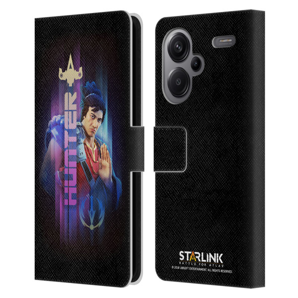 Starlink Battle for Atlas Character Art Hunter Hakka Leather Book Wallet Case Cover For Xiaomi Redmi Note 13 Pro Plus 5G