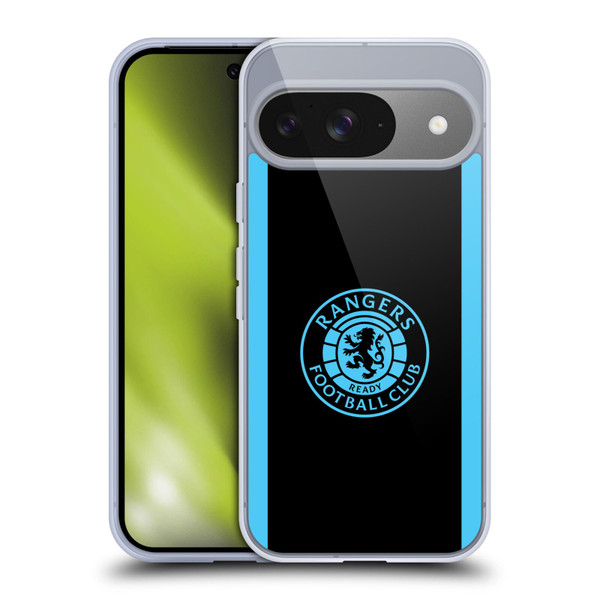 Rangers FC Crest Light Blue Soft Gel Case for Google Pixel 9 / Pixel 9 Pro