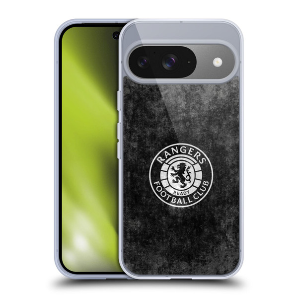 Rangers FC Crest Distressed Soft Gel Case for Google Pixel 9 / Pixel 9 Pro