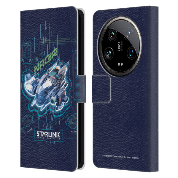 Starlink Battle for Atlas Starships Nadir Leather Book Wallet Case Cover For Xiaomi 14 Ultra