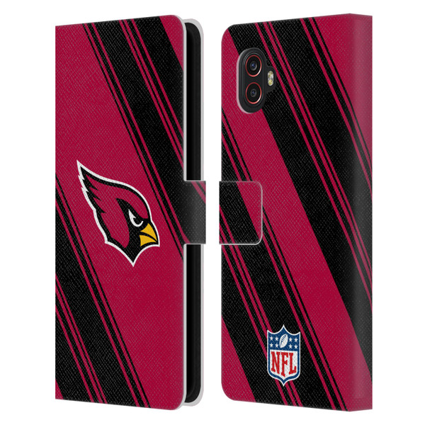 NFL Arizona Cardinals Artwork Stripes Leather Book Wallet Case Cover For Samsung Galaxy Xcover6 Pro/Pro2