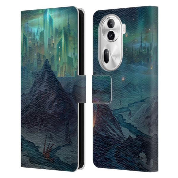 Alyn Spiller Environment Art Northern Kingdom Leather Book Wallet Case Cover For OPPO Reno11