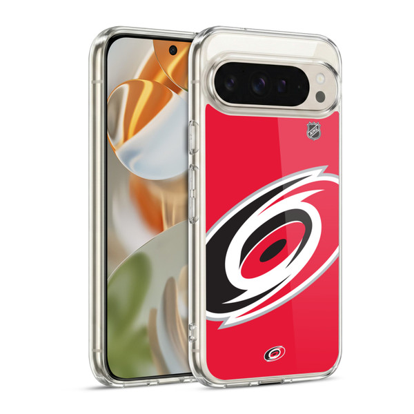 NHL Carolina Hurricanes Oversized Soft Gel Case for Google Pixel 9 / Pixel 9 Pro