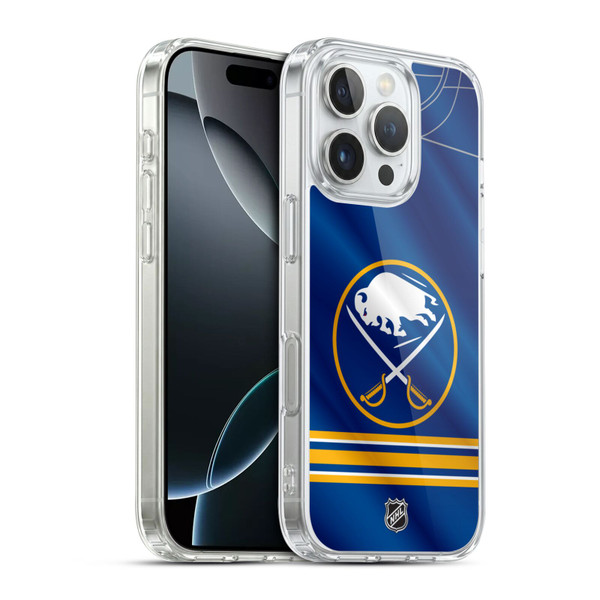NHL Buffalo Sabres Jersey Soft Gel Case for Apple iPhone 16 Pro