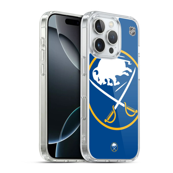 NHL Buffalo Sabres Oversized Soft Gel Case for Apple iPhone 16 Pro