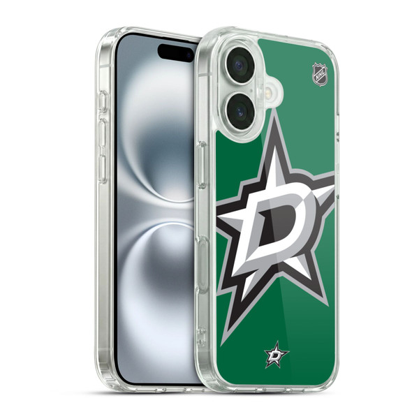 NHL Dallas Stars Oversized Soft Gel Case for Apple iPhone 16