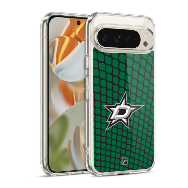 NHL Dallas Stars Net Pattern Soft Gel Case for Google Pixel 9 / Pixel 9 Pro