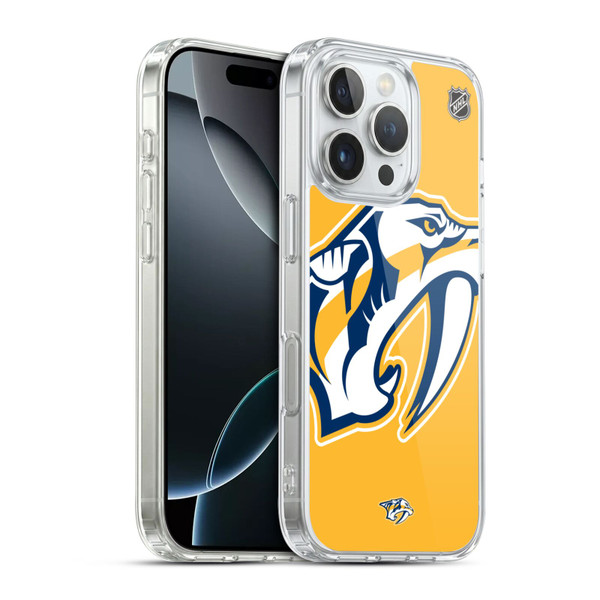 NHL Nashville Predators Oversized Soft Gel Case for Apple iPhone 16 Pro & MagSafe