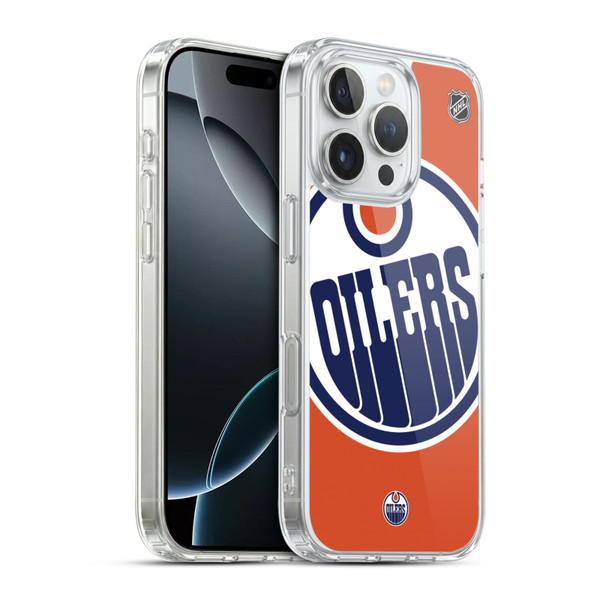 NHL Edmonton Oilers Oversized Soft Gel Case for Apple iPhone 16 Pro & MagSafe