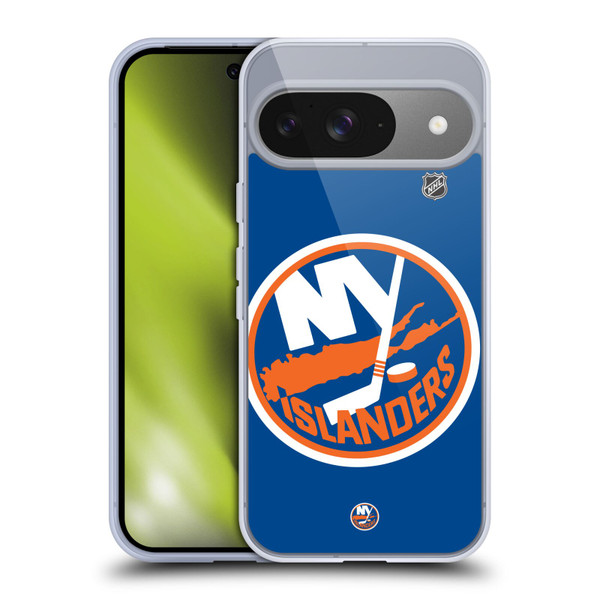 NHL New York Islanders Oversized Soft Gel Case for Google Pixel 9 / Pixel 9 Pro