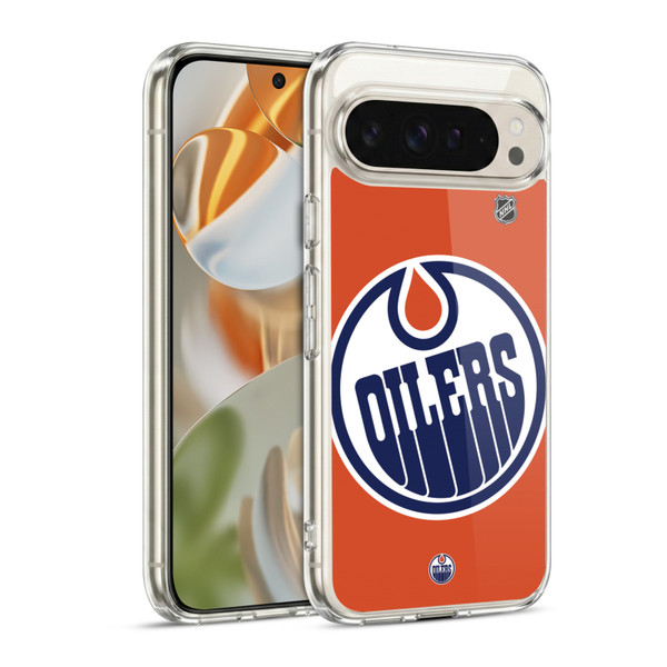 NHL Edmonton Oilers Oversized Soft Gel Case for Google Pixel 9 / Pixel 9 Pro