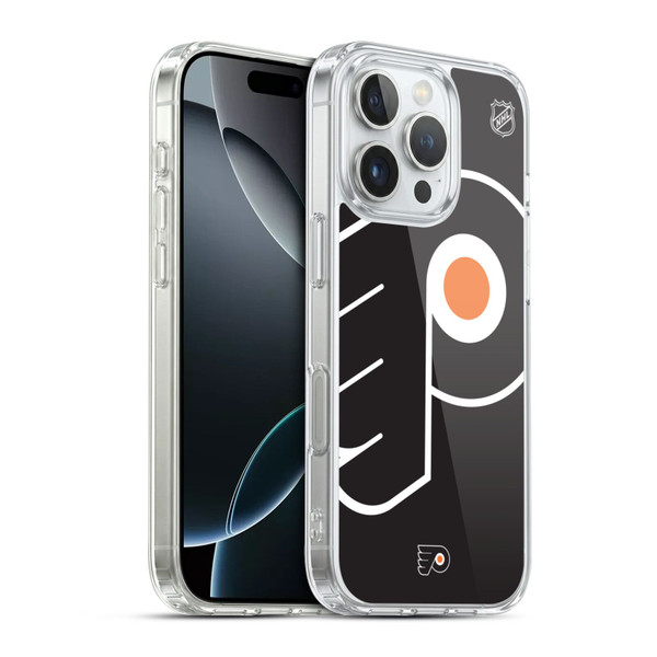 NHL Philadelphia Flyers Oversized Soft Gel Case for Apple iPhone 16 Pro & MagSafe