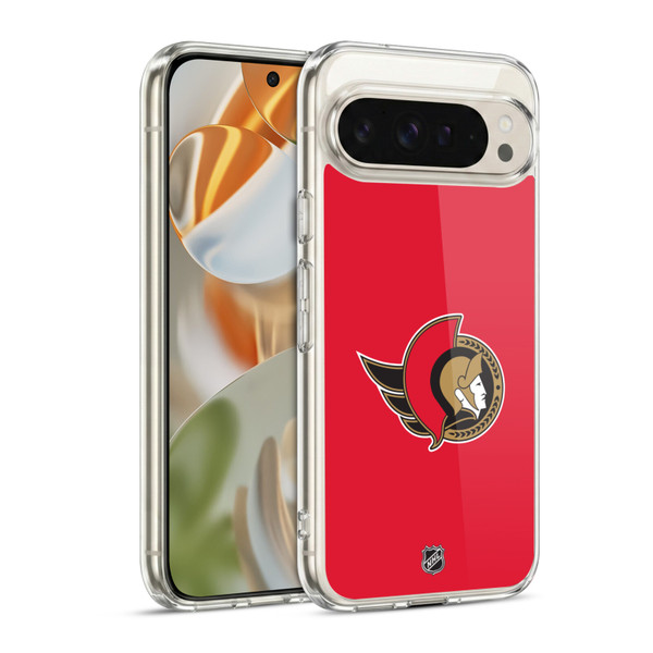 NHL Ottawa Senators Plain Soft Gel Case for Google Pixel 9 / Pixel 9 Pro
