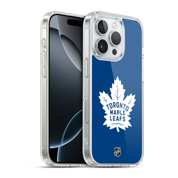 NHL Toronto Maple Leafs Plain Soft Gel Case for Apple iPhone 16 Pro & MagSafe