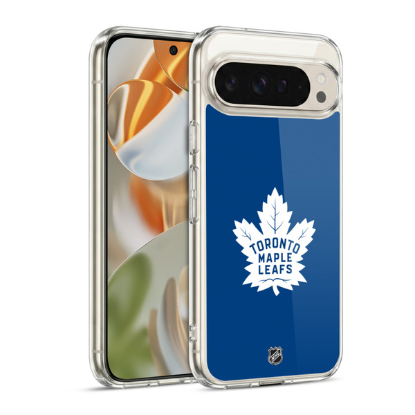 NHL Toronto Maple Leafs Plain Soft Gel Case for Google Pixel 9 / Pixel 9 Pro
