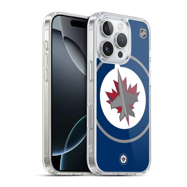 NHL Winnipeg Jets Oversized Soft Gel Case for Apple iPhone 16 Pro & MagSafe