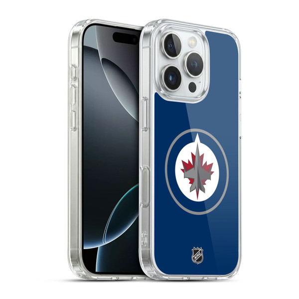 NHL Winnipeg Jets Plain Soft Gel Case for Apple iPhone 16 Pro & MagSafe