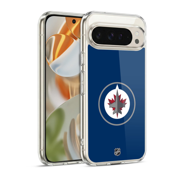 NHL Winnipeg Jets Plain Soft Gel Case for Google Pixel 9 / Pixel 9 Pro