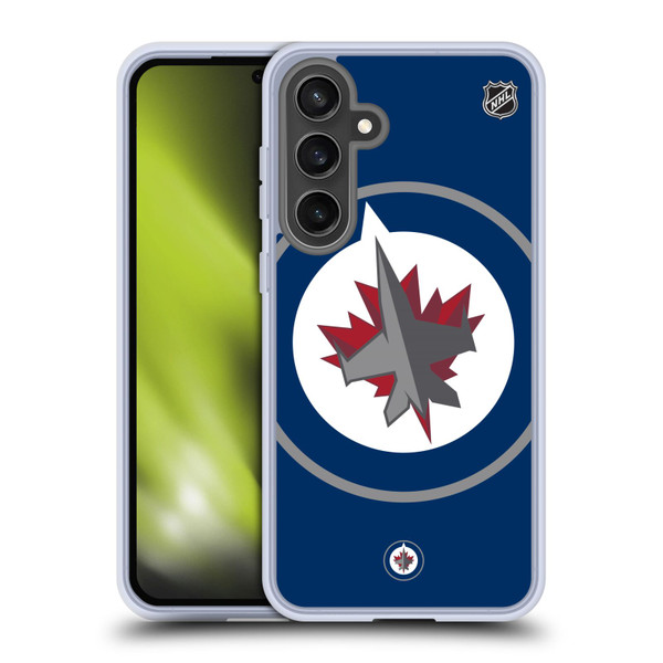 NHL Winnipeg Jets Oversized Soft Gel Case for Samsung Galaxy S24 FE