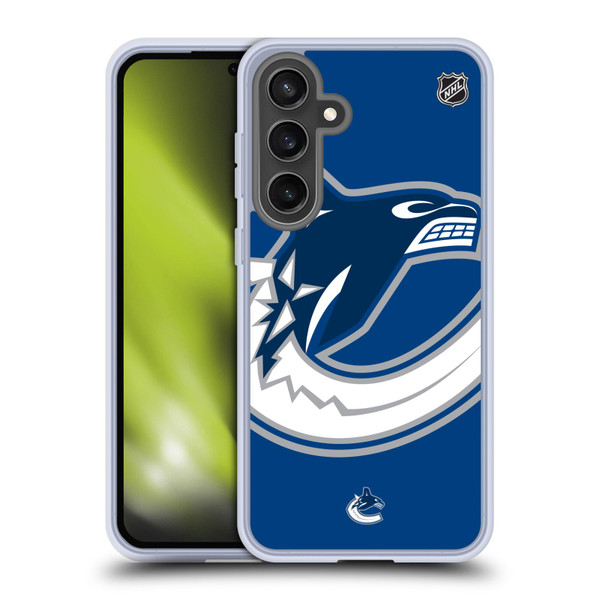NHL Vancouver Canucks Oversized Soft Gel Case for Samsung Galaxy S24 FE