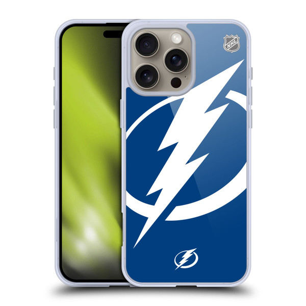 NHL Tampa Bay Lightning Oversized Soft Gel Case for Apple iPhone 16 Pro Max