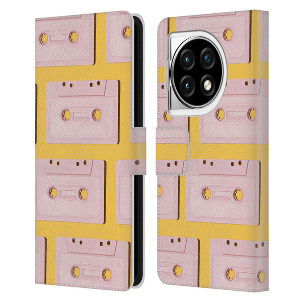 Pepino De Mar Patterns 2 Cassette Tape Leather Book Wallet Case Cover For OPPO OnePlus Ace 3 5G