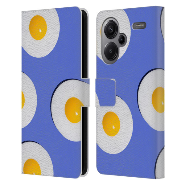 Pepino De Mar Patterns 2 Egg Leather Book Wallet Case Cover For Xiaomi Redmi Note 13 Pro Plus 5G