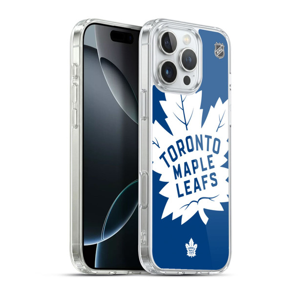 NHL Toronto Maple Leafs Oversized Soft Gel Case for Apple iPhone 16 Pro Max & MagSafe