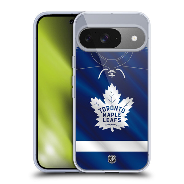 NHL Toronto Maple Leafs Jersey Soft Gel Case for Google Pixel 9 / Pixel 9 Pro