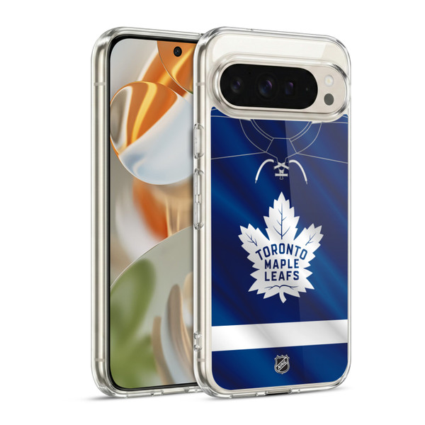 NHL Toronto Maple Leafs Jersey Soft Gel Case for Google Pixel 9 / Pixel 9 Pro