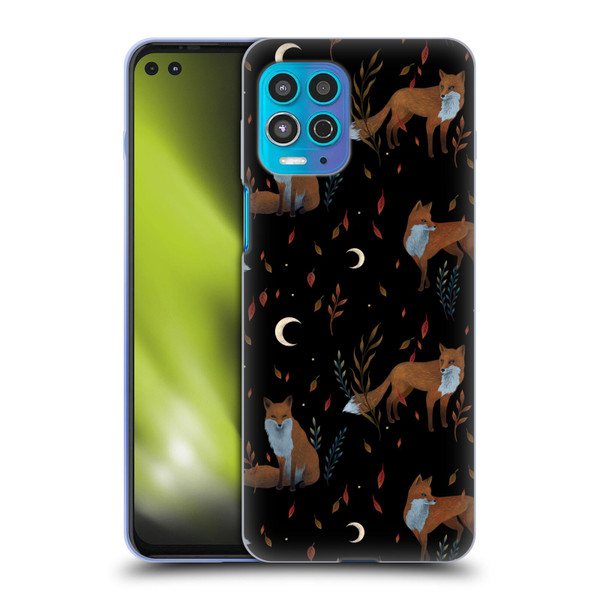 Episodic Drawing Art Foxes Pattern Soft Gel Case for Motorola Moto G100