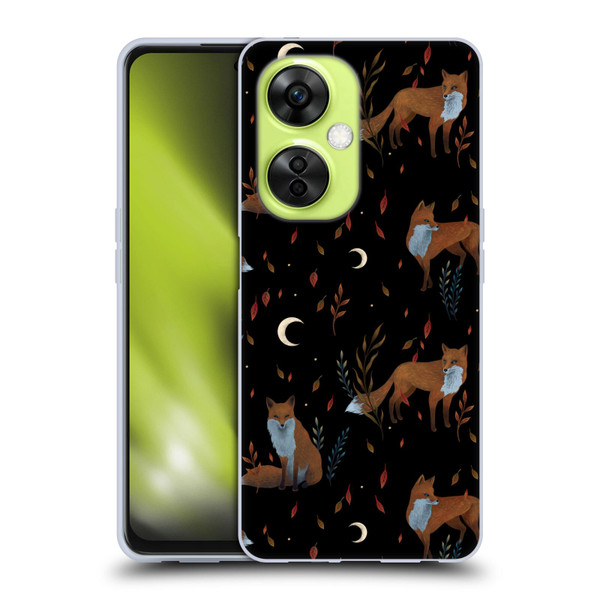 Episodic Drawing Art Foxes Pattern Soft Gel Case for OnePlus Nord CE 3 Lite 5G